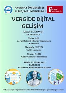 Konferans: Vergide Dijital Gelişim