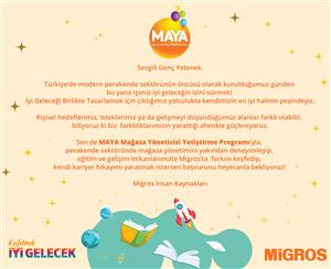 Migros MAYA Mağaza Yöneticisi Yetiştirme Programı