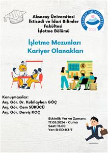 İşletme Mezunları Kariyer Olanakları Konferansı