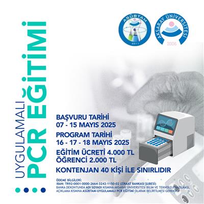Uygulamalı PCR Eğitimi