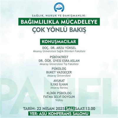 Bağımlılıkla Mücadeleye Çok Yönlü Bakış 